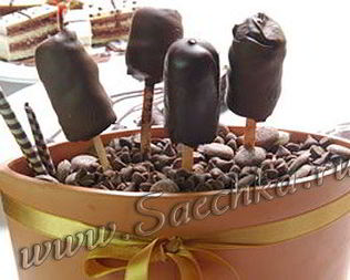 Шоколадное мороженое Айс крим бель шоколата