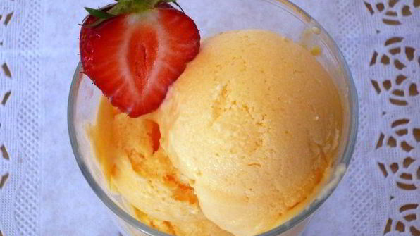 сливочное мороженое