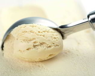 Ванильное сливочное мороженое