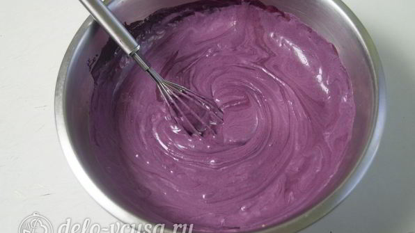 черничный муссовый торт