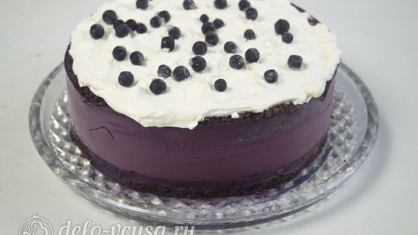 черничный муссовый торт