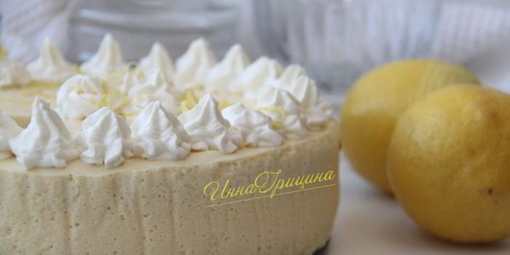 Рецепт лимонного муссового торта