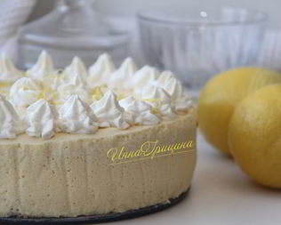 Лимонный муссовый торт