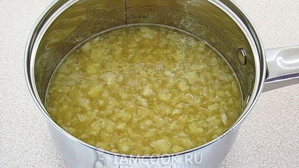 мусс из консервированных ананасов