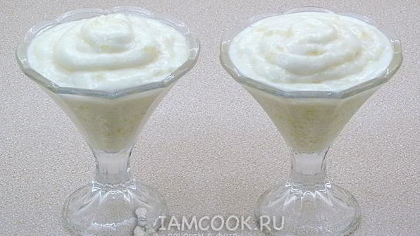 мусс из консервированных ананасов