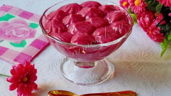 мусс из малины и ежевики