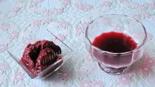 мусс из малины и ежевики