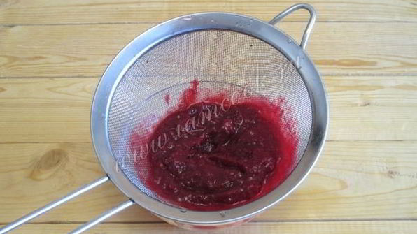 мусс клюквенный