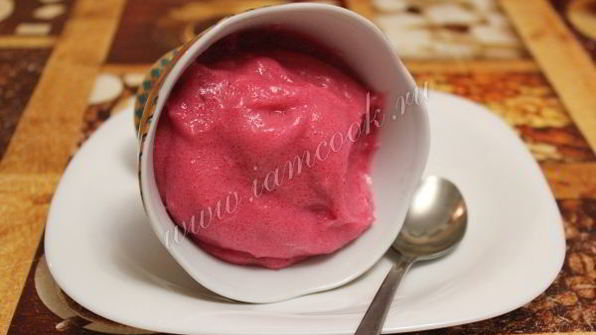 мусс клюквенный