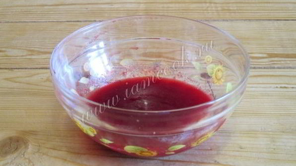 мусс клюквенный