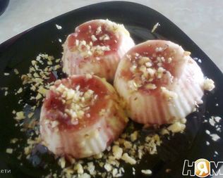 Мусс яблочный на манной крупе