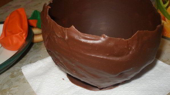 пасхальные шоколадные яйца с творожным муссом