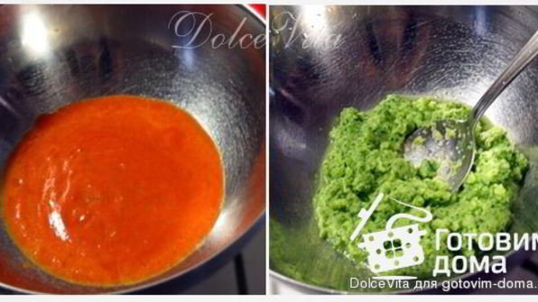 праздничная закуска капрезе-мусс