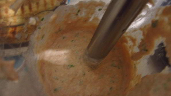 рулеты из баклажанов с рыбным муссом