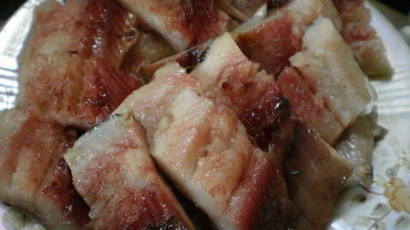 сельдь с картофелем и муссом из хрена