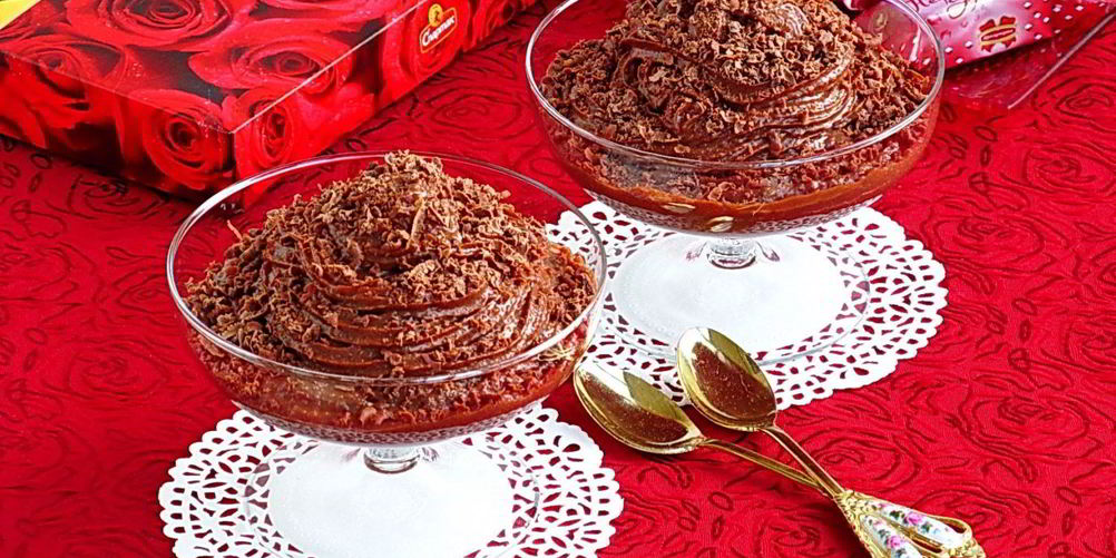 Рецепт шоколадна-молочного мусс