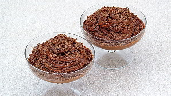 шоколадно-молочный мусс