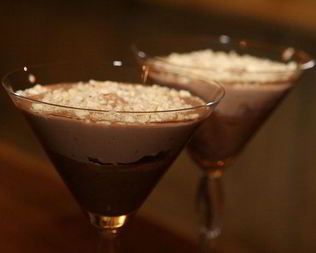 Шоколадный мусс с фундуком