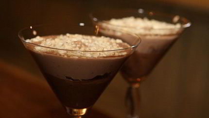 Шоколадный мусс с фундуком