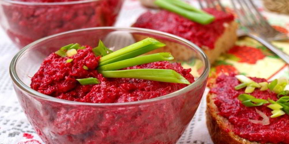 Рецепт свекольного мусса с брынзой