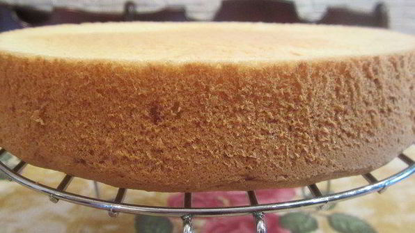 торт-мусс из апельсинового бисквита, винного крем-мусса и розового винограда