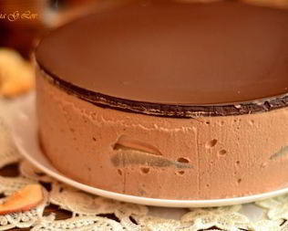 Торт-Мусс Шоколадно-грушевый