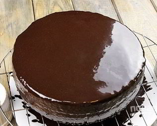 Торт-мусс Тирамису с зеркальной глазурью