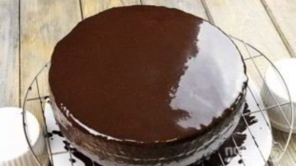 торт-мусс тирамису с зеркальной глазурью