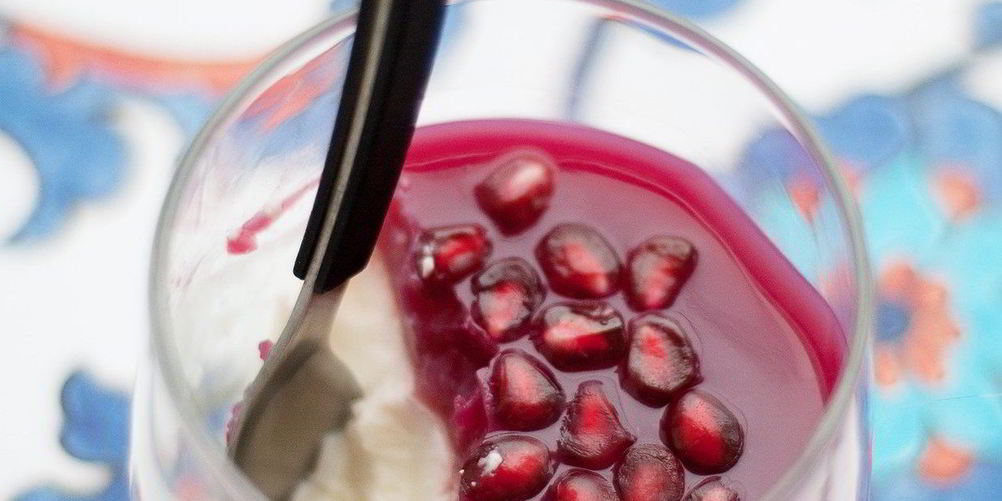 Рецепт панны-котты с гранатом