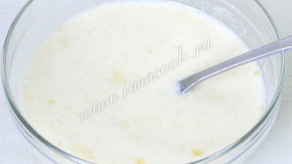 панна котта с красной смородиной