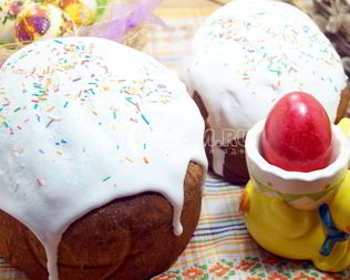 Кулич пасхальный Маковый