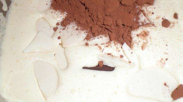 кулич шоколадный на желтках