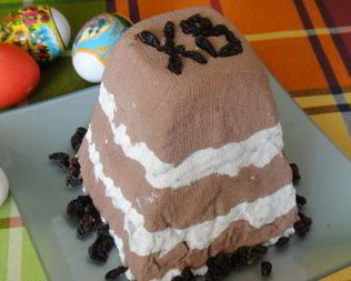 Пасха со взбитыми сливками