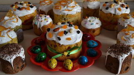 Пасхальный кулич-бриошь