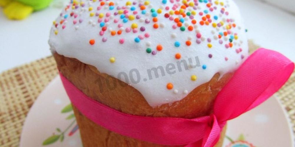 Рецепт пасхального кулича творожного с творогом