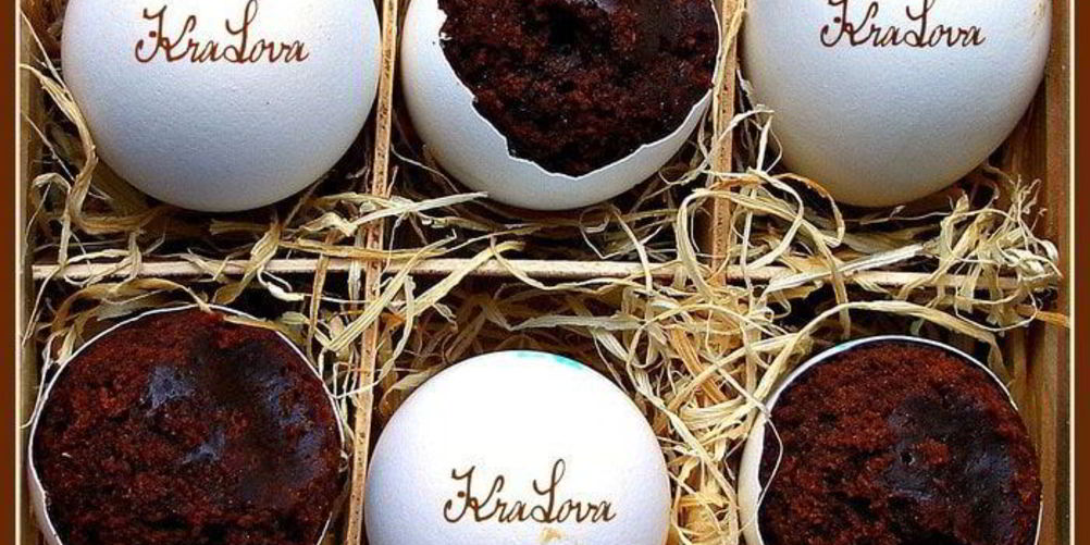 Рецепт пасхальных брауни в яичной скорлупе