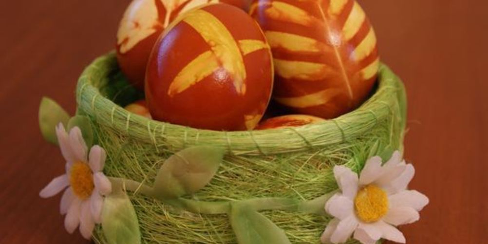 Рецепт пасхальных яиц