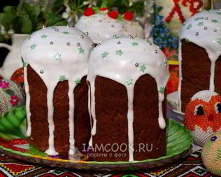 Шоколадный кулич