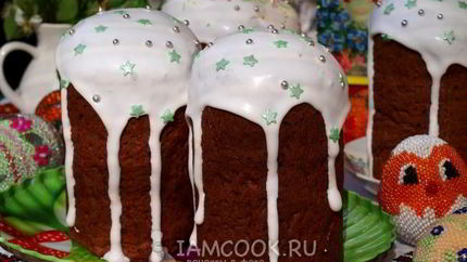 Шоколадный кулич