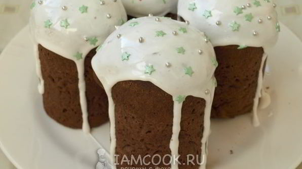 шоколадный кулич