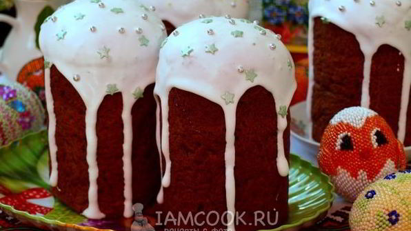 шоколадный кулич