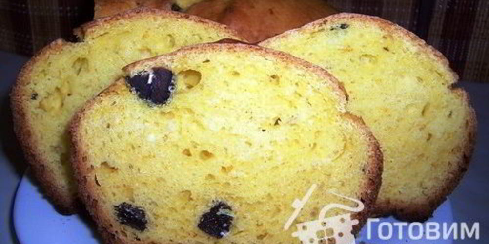 Рецепт сладкого кулича с апельсиновой ноткой