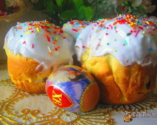 Сливочный кулич