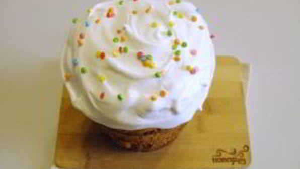 творожный кулич на пасху