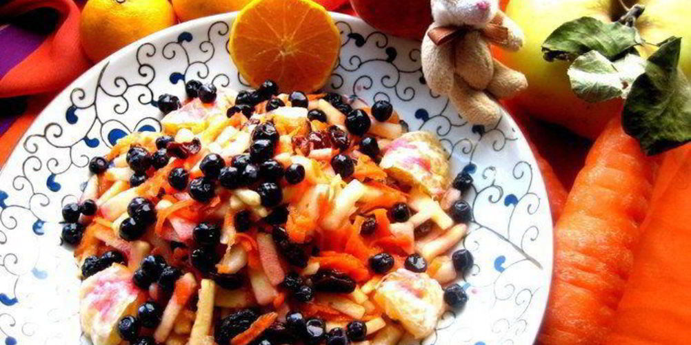 Рецепт салата-десерта медового