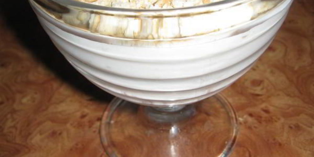 Рецепт сметанного желе с бананами