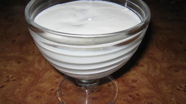 сметанное желе с бананами