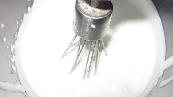 сметанное желе с бананами