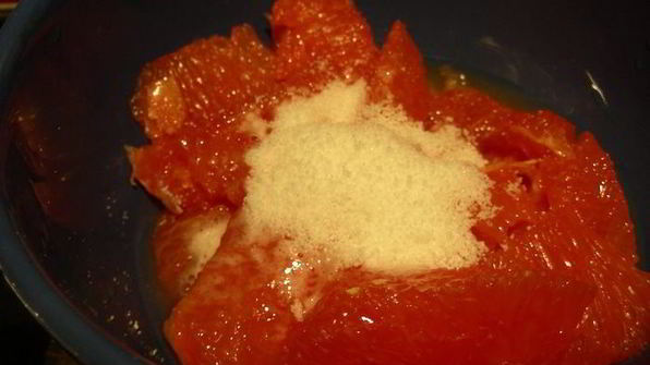 гратен-суфле с грейпфрутом