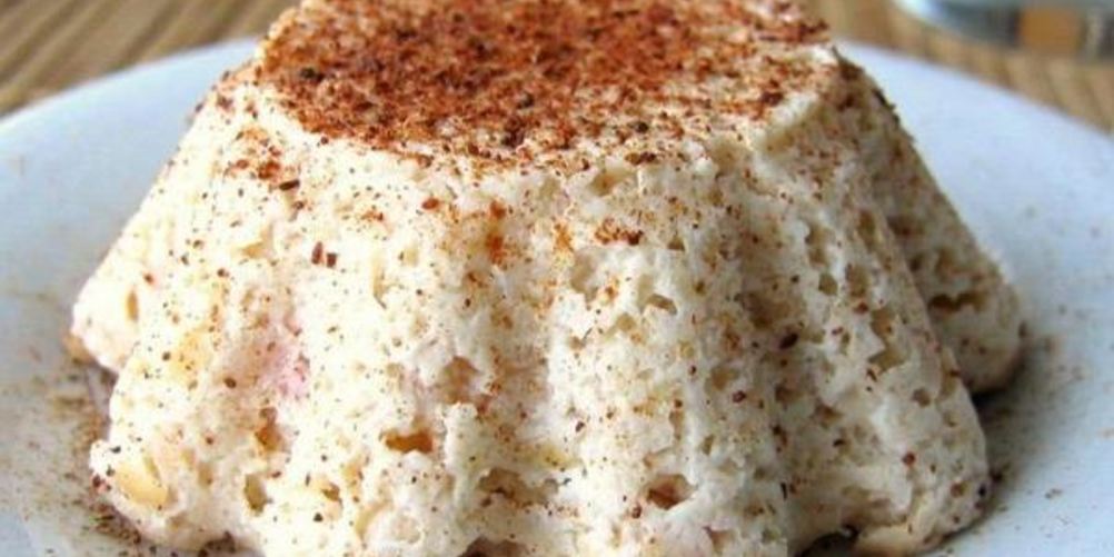 Рецепт легкого творожного суфле с яблоком в микроволновке